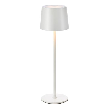 Markslöjd 108654 - LED reguliuojama įkraunama lempa FIORE LED/2W/5V IP44 38 cm balta