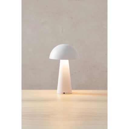 Markslöjd 108656 – LED Pritemdoma įkraunama lemputė FUNGI LED/1,5W/5V IP44 balta