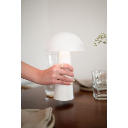 Markslöjd 108656 – LED Pritemdoma įkraunama lemputė FUNGI LED/1,5W/5V IP44 balta