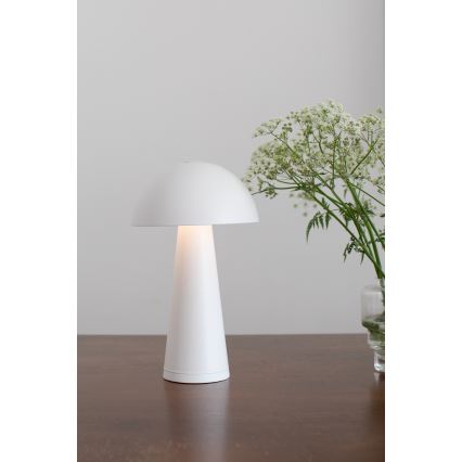 Markslöjd 108656 – LED Pritemdoma įkraunama lemputė FUNGI LED/1,5W/5V IP44 balta
