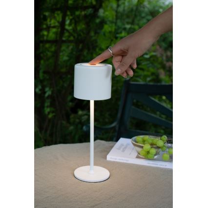 Markslöjd 108658 - LED Pritemdoma įkraunama lempa FILO LED/2W/5V IP44 30 cm balta