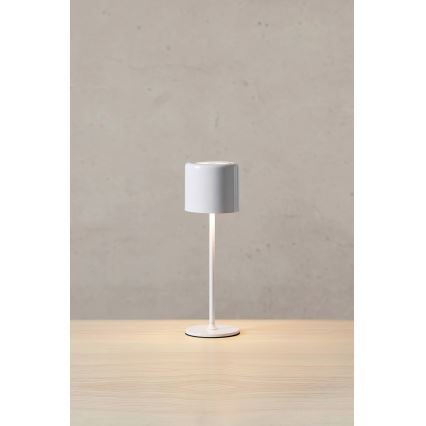 Markslöjd 108658 - LED Pritemdoma įkraunama lempa FILO LED/2W/5V IP44 30 cm balta