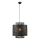 Markslöjd 108676 - Pakabinamas sietynas STRATI 1xE27/40W/230V juoda/bambukas