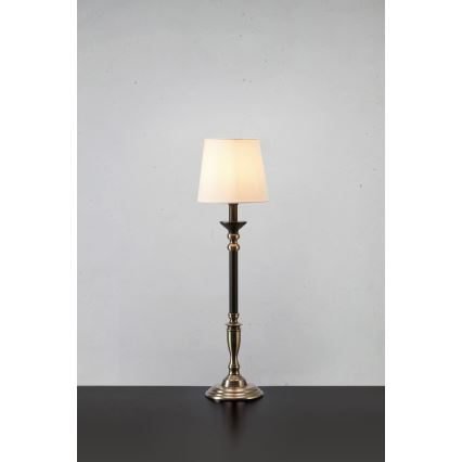 Markslöjd 108680 - Stalinis šviestuvas GENT 1xE27/40W/230V matinis chromas/juoda/balta
