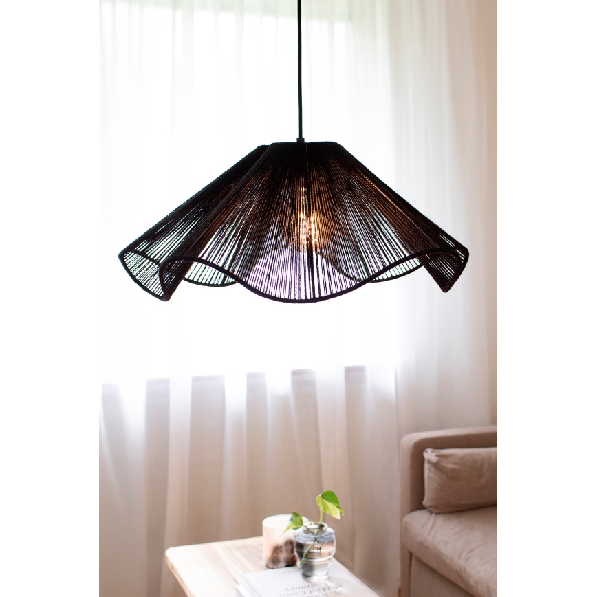 Markslöjd 108682 - Pakabinamas sietynas NAMI 1xE27/40W/230V juoda