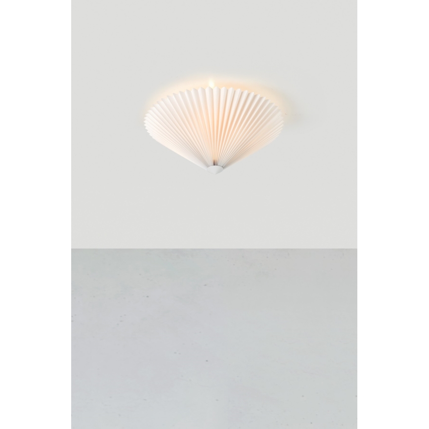 Markslöjd 108702 - Lubinis šviestuvas PLISADO 3xE14/40W/230V diametras 50 cm balta