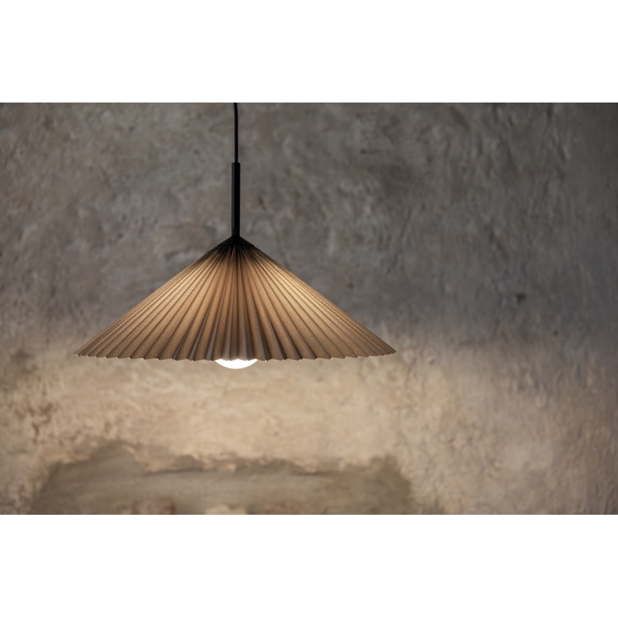Markslöjd 108709 - Pakabinamas sietynas PLISADO 1xE27/40W/230V diametras 50 cm pilka