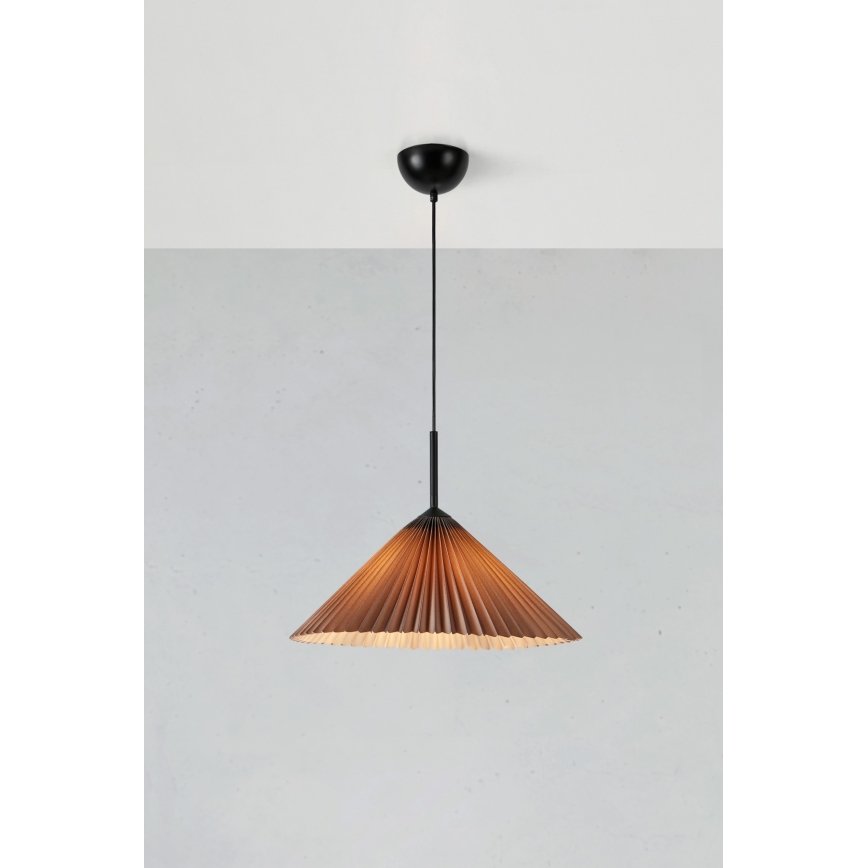 Markslöjd 108709 - Pakabinamas sietynas PLISADO 1xE27/40W/230V diametras 50 cm pilka