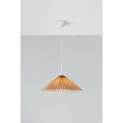 Markslöjd 108710 - Pakabinamas sietynas PLISADO 1xE27/40W/230V diametras 50 cm smėlio spalva