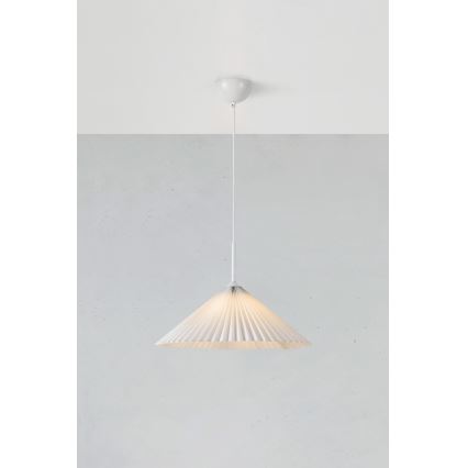 Markslöjd 108711 - Pakabinamas sietynas PLISADO 1xE27/40W/230V diametras 50 cm balta