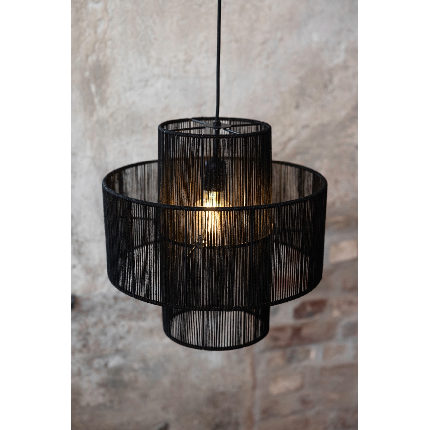 Markslöjd 108766 - Pakabinamas sietynas SOGA 1xE27/40W/230V juoda