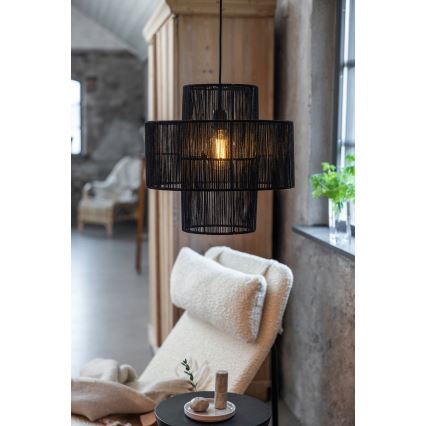 Markslöjd 108766 - Pakabinamas sietynas SOGA 1xE27/40W/230V juoda