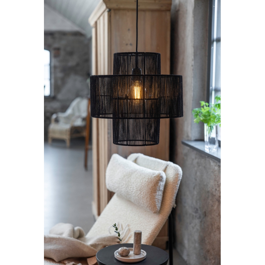 Markslöjd 108766 - Pakabinamas sietynas SOGA 1xE27/40W/230V juoda