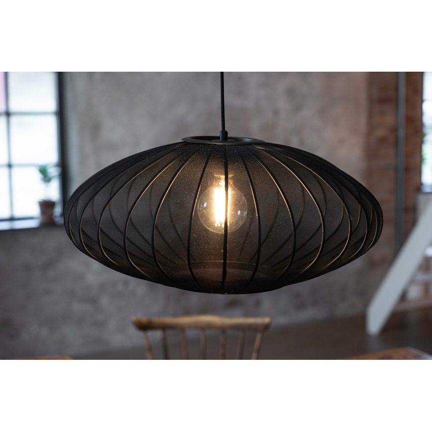 Markslöjd 108793 - Pakabinamas sietynas FORENCE 1xE27/40W/230V diametras 60 cm juoda