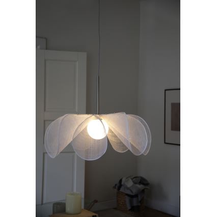 Markslöjd 108818 - Pakabinamas sietynas STYRKA 1xE27/40W/230V diametras 75 cm balta
