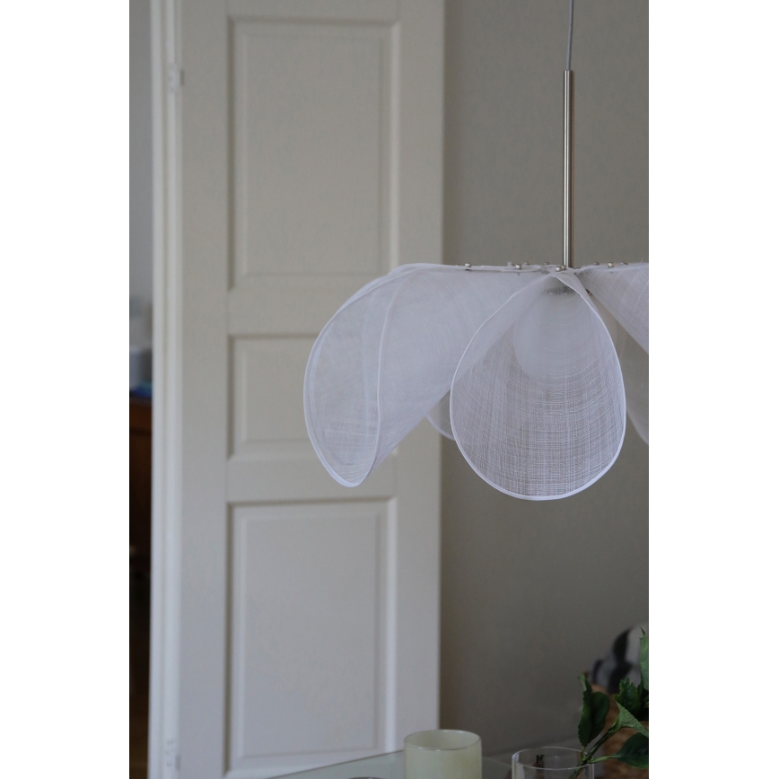 Markslöjd 108818 - Pakabinamas sietynas STYRKA 1xE27/40W/230V diametras 75 cm balta