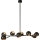 Markslöjd 108852 - Sietynas ant stulpo EDGAR 8xE14/40W/230V juoda