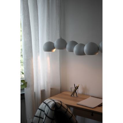 Markslöjd 108859 - Pakabinamas sietynas CUPOLO 7xE14/40W/230V balta