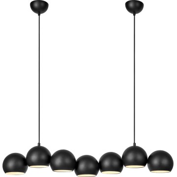Markslöjd 108860 - Pakabinamas sietynas CUPOLO 7xE14/40W/230V juoda