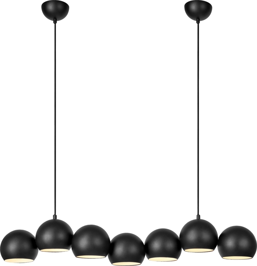 Markslöjd 108860 - Pakabinamas sietynas CUPOLO 7xE14/40W/230V juoda
