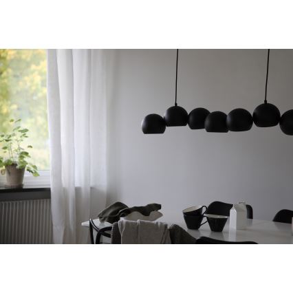 Markslöjd 108860 - Pakabinamas sietynas CUPOLO 7xE14/40W/230V juoda