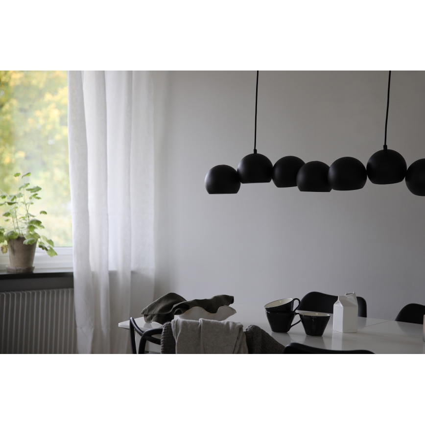 Markslöjd 108860 - Pakabinamas sietynas CUPOLO 7xE14/40W/230V juoda