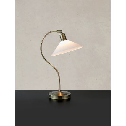 Markslöjd 108863 - Stalinis šviestuvas VELA 1xE27/40W/230V žalvaris/balta