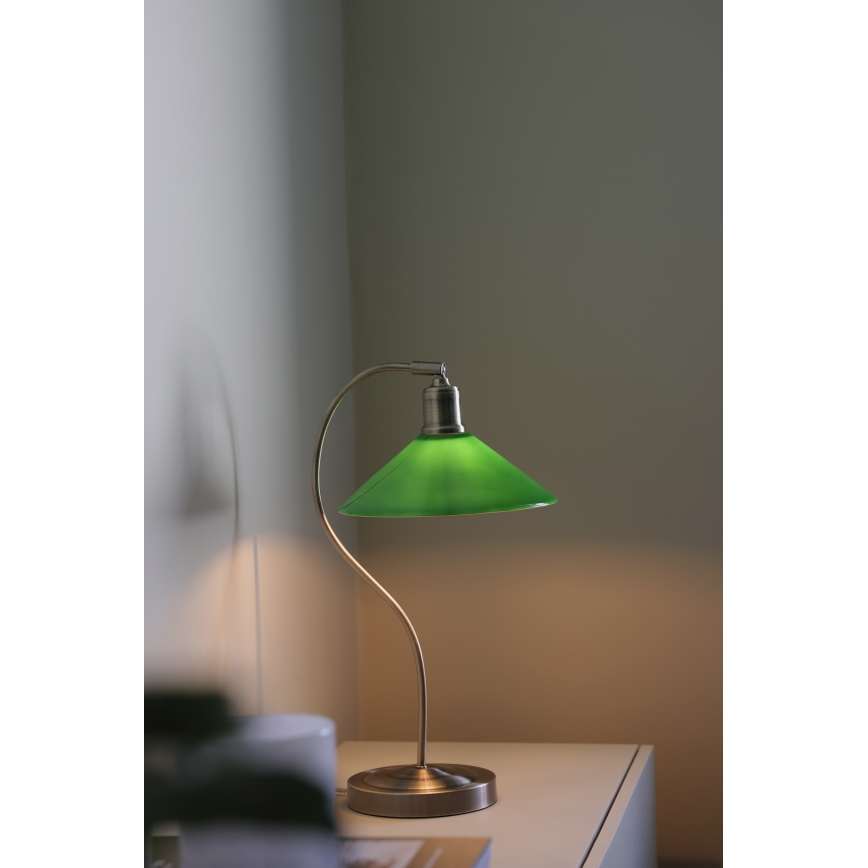 Markslöjd 108864 - Stalinis šviestuvas VELA 1xE27/40W/230V žalvaris/žalia