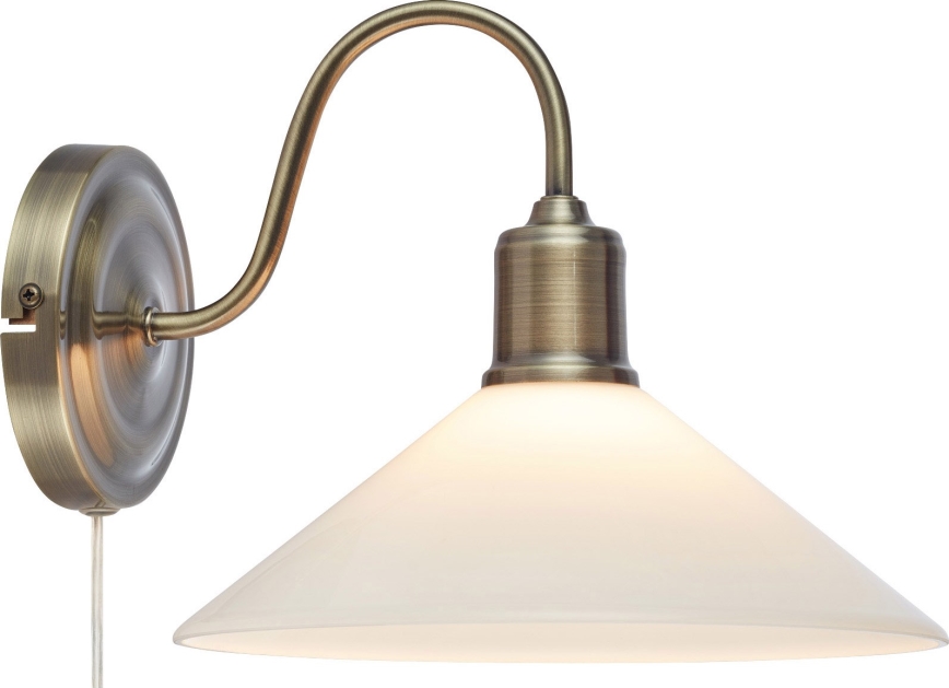 Markslöjd 108865 - Sieninis šviestuvas VELA 1xE27/40W/230V žalvaris/balta