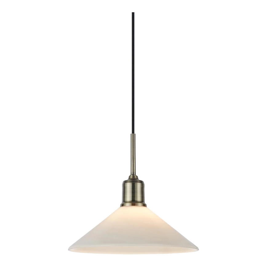 Markslöjd 108867 - Pakabinamas sietynas VELA 1xE27/40W/230V žalvaris/balta