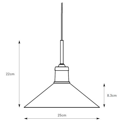 Markslöjd 108867 - Pakabinamas sietynas VELA 1xE27/40W/230V žalvaris/balta