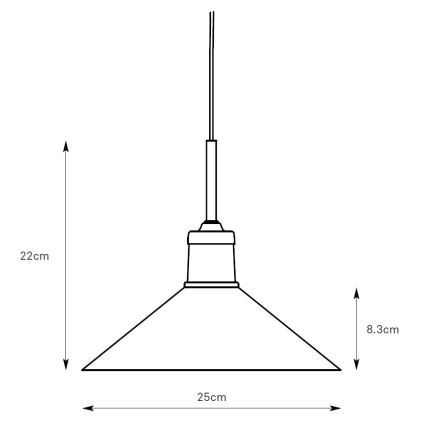 Markslöjd 108868 - Pakabinamas sietynas VELA 1xE27/40W/230V žalvaris/žalia