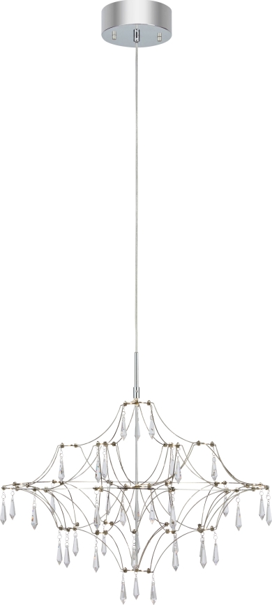 Markslöjd 108869 - LED Pritemdomas krištolo pakabinamas sietynas EFESOS LED/14W/230V diametras 60 cm