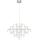 Markslöjd 108870 - LED Pritemdomas krištolo pakabinamas sietynas EFESOS LED/25W/230V diametras 80 cm