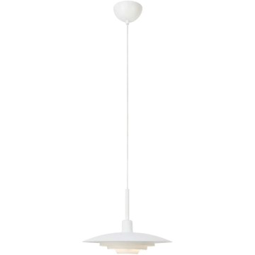 Markslöjd 108874 - PINY pakabinamas šviestuvas ant laido 1xE27/60W/230V Ø 35 cm, baltas