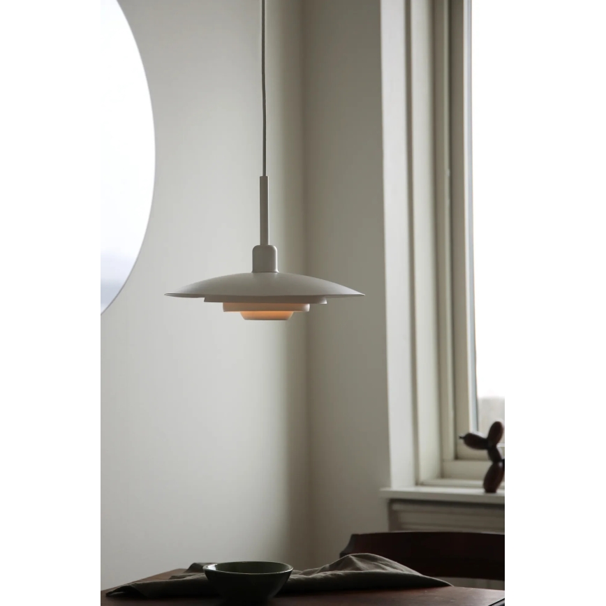 Markslöjd 108874 - PINY pakabinamas šviestuvas ant laido 1xE27/60W/230V Ø 35 cm, baltas