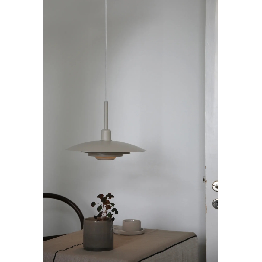 Markslöjd 108875 - Pakabinamas šviestuvas ant laido PINY 1xE27/60W/230V skersmuo 35 cm smėlinis