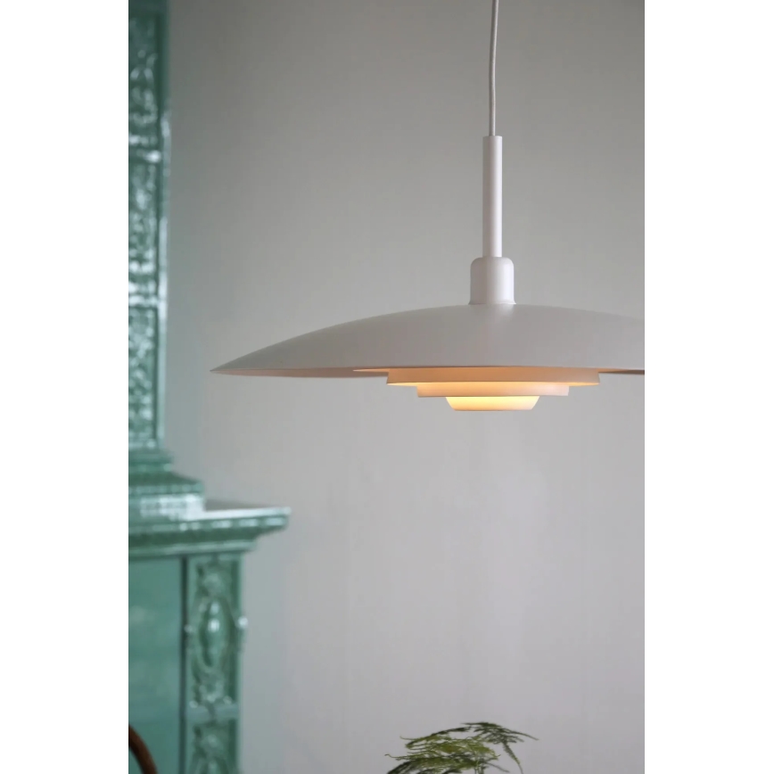 Markslöjd 108876 - pakabinamas šviestuvas ant laido PINY 1xE27/60W/230V, skersmuo 57 cm, baltas