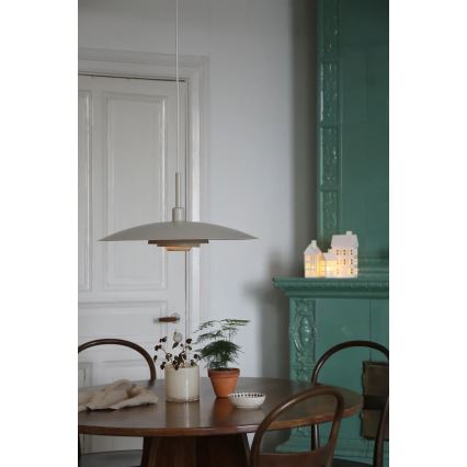Markslöjd 108877 - Pakabinamas šviestuvas PINY ant laido 1xE27/60W/230V, skersm. 57 cm, smėlio spalvos