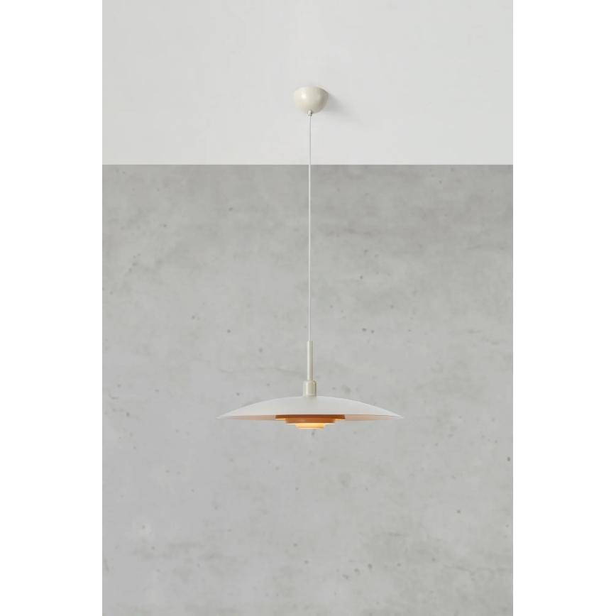 Markslöjd 108877 - Pakabinamas šviestuvas PINY ant laido 1xE27/60W/230V, skersm. 57 cm, smėlio spalvos