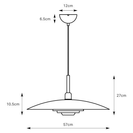 Markslöjd 108877 - Pakabinamas šviestuvas PINY ant laido 1xE27/60W/230V, skersm. 57 cm, smėlio spalvos