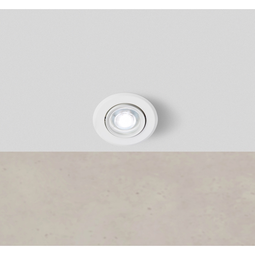 Markslöjd 108885 - Dimeriuojamas įleidžiamas vonios kambario LED šviestuvas PLUTO LED/4,9W/230V CRI 90 IP44 balta