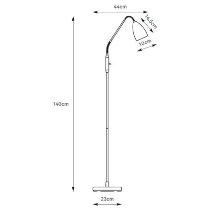 Markslöjd 108888 - dimeriuojama LED grindinė lempa PATRO LED/4,9W/230V CRI 90 pilka
