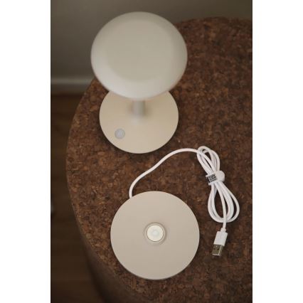 Markslöjd 108917 - LED šviesos reguliavimas lauko įkraunamas Stalinis šviestuvas PETIT LED/2W/1800 mAh 2200/2700/3000K IP44 pilka