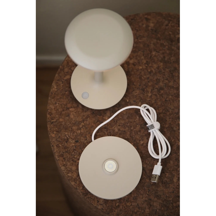 Markslöjd 108917 - LED šviesos reguliavimas lauko įkraunamas Stalinis šviestuvas PETIT LED/2W/1800 mAh 2200/2700/3000K IP44 pilka