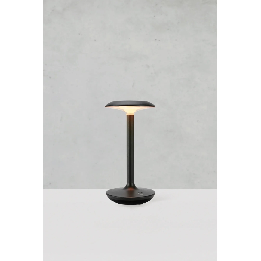 Markslöjd 108918 - LED šviesos reguliavimas lauko įkraunamas Stalinis šviestuvas PETIT LED/2W/1800 mAh 2200/2700/3000K IP44 juoda