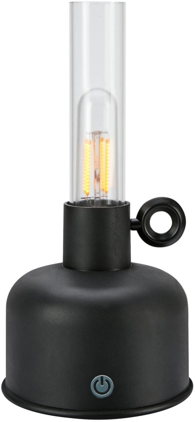 Markslöjd 108919 - LED šviesos reguliavimas lauko įkraunamas Stalinis šviestuvas ASTRID LED/2W/1200 mAh IP44 juoda