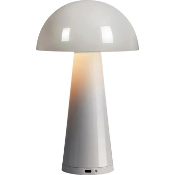 Markslöjd 108950 - LED reguliuojamo ryškumo įkraunama stalinė lempa FUNGI LED/1,5W/5V 2000 mAh IP44 pilka