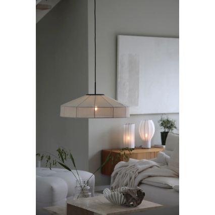 Markslöjd 108955 - Pakabinamas šviestuvas ant laido ALIA 1xE27/60W/230V lininė/juoda