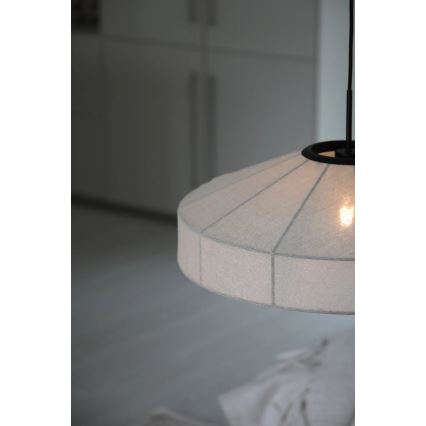 Markslöjd 108955 - Pakabinamas šviestuvas ant laido ALIA 1xE27/60W/230V lininė/juoda